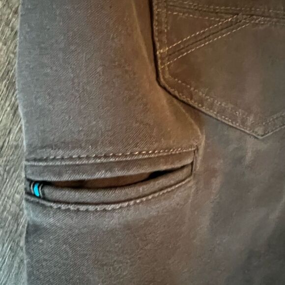 KUHL Resistor Jeans Straight Leg Mid-Rise Carbon Classic Fit Stretch Size 40x30 - Picture 10 of 15